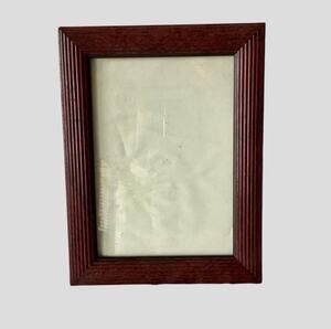Wine Red and Black Plastic Picture Frame